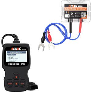 image:imageANCEL AD310 Classic Enhanced Universal OBD II Scanner Car Engine Fault Code Reader CAN Diagnostic Scan BM200 12V Car Battery TesterBluetooth 42 Automotive Battery Monitor Auto Battery Load Analyzer