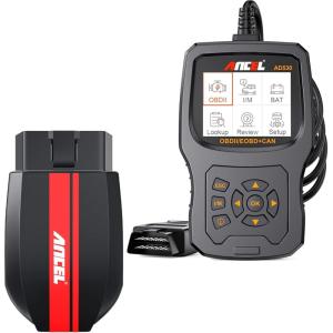 image:imageANCEL BD200 OBD2 Scanner Bluetooth  Code Reader amp Check Engine Diagnostic Scan Tools with Car Battery Test Exclusive App On iOS amp Android with ANCEL AD530 Vehicle OBD2 Scanner