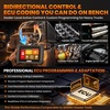 image:imageANCEL V6HD Heavy Duty Truck Scanner  Forced DPF Regeneration ECU Coding Bidirectional Diesel Diagnostic Tool  40 Resets Cummins Paccar Detroit Freightliner  8 Android 10 8000mAhBlack