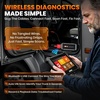 image:imageANCEL V6HD Heavy Duty Truck Scanner  Forced DPF Regeneration ECU Coding Bidirectional Diesel Diagnostic Tool  40 Resets Cummins Paccar Detroit Freightliner  8 Android 10 8000mAhBlack