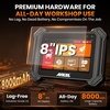 image:imageANCEL V6HD Heavy Duty Truck Scanner  Forced DPF Regeneration ECU Coding Bidirectional Diesel Diagnostic Tool  40 Resets Cummins Paccar Detroit Freightliner  8 Android 10 8000mAhBlack