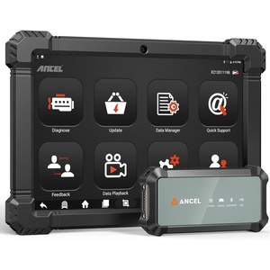 image:imageANCEL X7HD PRO 101 Heavy Duty Truck Scanner FullSystem Diesel Diagnostic Tool with DPF Regen 42 Reset BiDirectional and Active Test ECU Coding HDOBDOBD2 Scanner for Diesel Trucks  Grey
