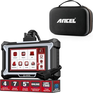 image:imageANCEL DS100 OBD2 Scanner ABS SRS Transmission Check Engine Code Reader with 7 Resets Large Protective Case for OBD2 Scanner and Code Reader