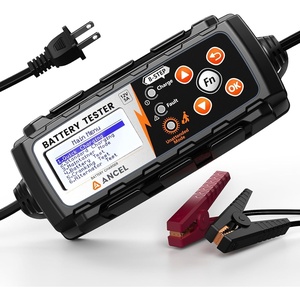 image:imageANCEL BT521 12V Smart Battery Charger and Tester 5A LeadAcid Battery Maintainer with Health Test Cranking Test Charging System Test Pulse Desulfator for Car RV Boat Motorcycle Lawn MowerBlack