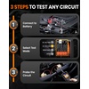 image:imageANCEL PB60 Automotive Power Circuit Probe Tester 1224V AllinOne Electrical Diagnostic Tool with Component Activation Short Finder Digital Multimeter Ohmmeter Functions for Cars Trucks RVs OrangeBlack