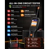image:imageANCEL PB60 Automotive Power Circuit Probe Tester 1224V AllinOne Electrical Diagnostic Tool with Component Activation Short Finder Digital Multimeter Ohmmeter Functions for Cars Trucks RVs OrangeBlack