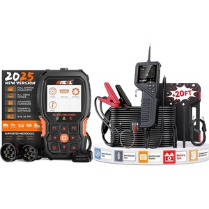 image:imageANCEL HD601 Heavy Duty Truck Scanner with ANCEL PB600 Power Circuit Probe Tester with Battery Relay Injector Test 835V Automotive Electrical Circuit Tester MultimeterOscilloscope