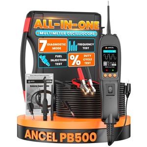 image:imageANCEL PB60 Automotive Power Circuit Probe Tester 1224V AllinOne Electrical Diagnostic Tool with Component Activation Short Finder Digital Multimeter Ohmmeter Functions for Cars Trucks RVs Vivid Black